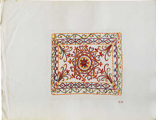 Маврина (Лебедева) Татьяна Алексеевна. Восточный ковер № 5